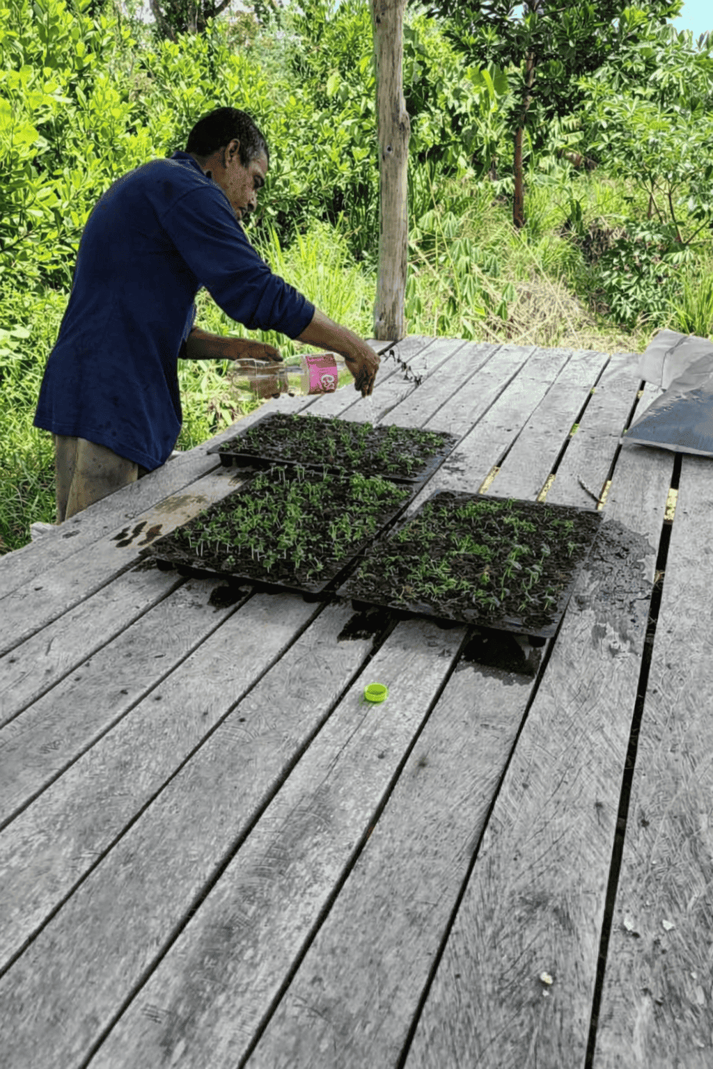 พช.สายบุรี ลงพื้นที่สนับสนุน/ ติดตามศูนย์การเรียนรู้การพัฒนาคุณภาพชีวิตตามหลัก ทฤษฎีใหม่ประยุกต์สูู่ “โคก หนอง นา” ตำบลตะบิ้ง  อำเภอสายบุรี